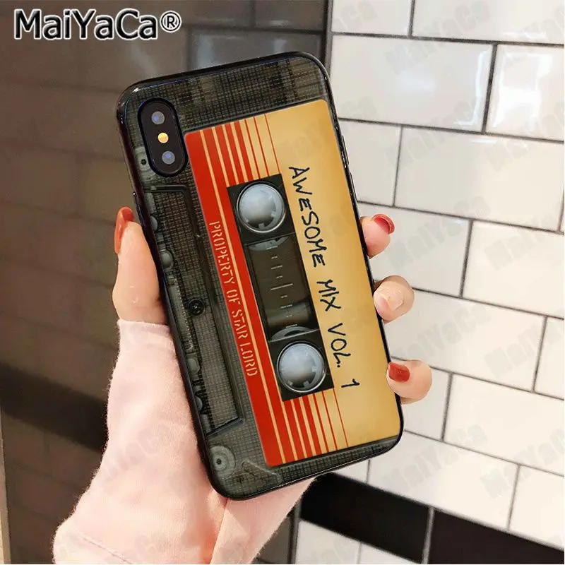 15 MaiYaCa Ретро mix Кассетная лента объемная камера отверстие для камеры чехол для телефона для iphone 11 pro 66S 7 8 8Plus 5S XS SE X XR XS MAX - Цвет: 15