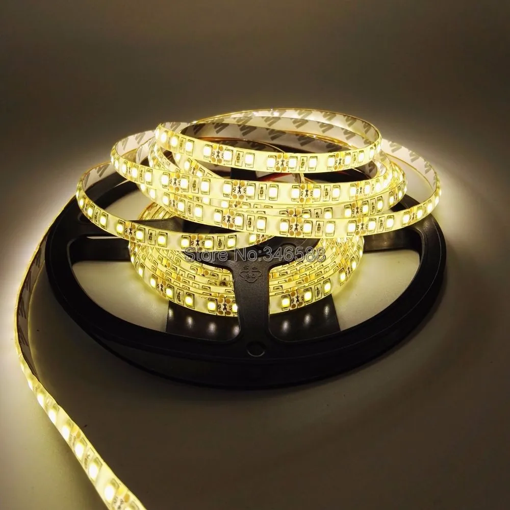 5 м 600 светодиодный 2835 SMD Светодиодная лента, 12 В гибкий светодиодный лента 120 светодиодный/М лента, белый/теплый белый/синий/зеленый/красный/фиолетовый/розовый IP20 IP65