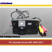 liislee car reverse rear view camera for hyundai accent mc 20052011 vehicle parking back up hd ccd night vision
