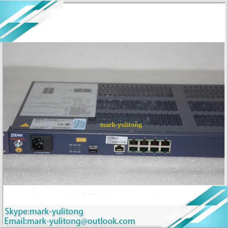 Оригинальный ZTE ZXA10 F822 ONU GPON MDU 8 + широкополосный прерыватель для автомобиля|onu gpon|zte