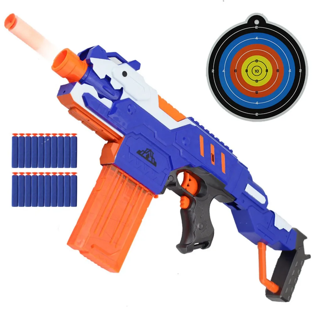 Viciviya Toy Gun with Soft Bullets Suit for Nerf Toys Gun Dart Perfect Suit for Nerf Gun Christmas Gift with Clips and Shooting