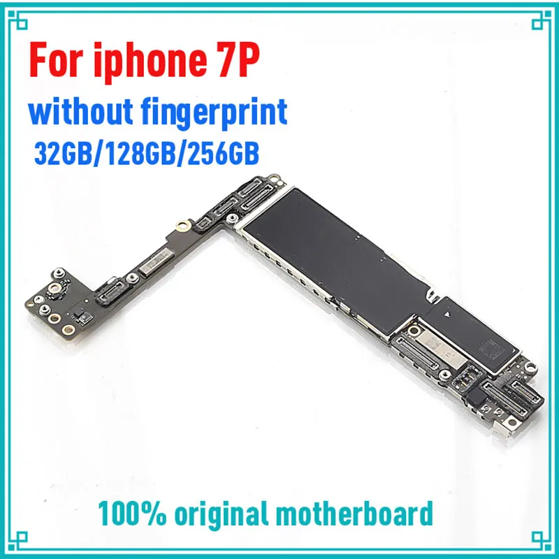 Материнская плата 32 ГБ/128 ГБ/256 ГБ для iphone 7 Plus с Touch ID/без ID бесплатный iCloud P