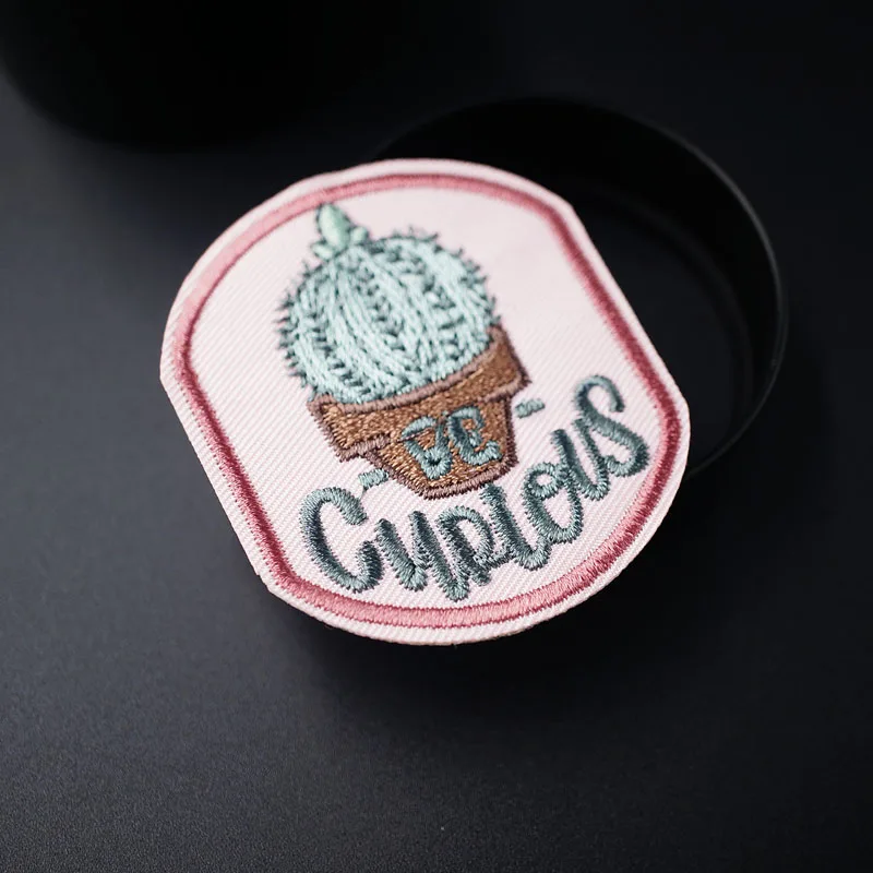 Cactus Size:4.6x5.5cm Mend Patch Badges Embroidered Applique Sewing Clothes Stickers Garment Apparel Accessories Patches Badge | Дом и сад