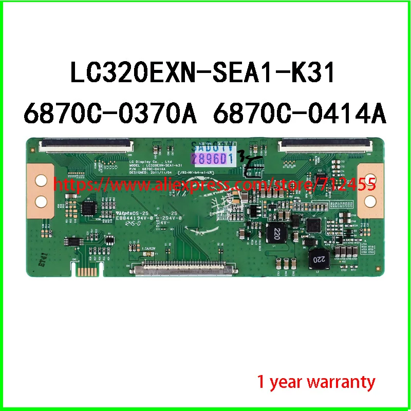 100% оригинальная логическая плата LC320EXN 6870C 0370A 0414A фотосессия гарантия 1