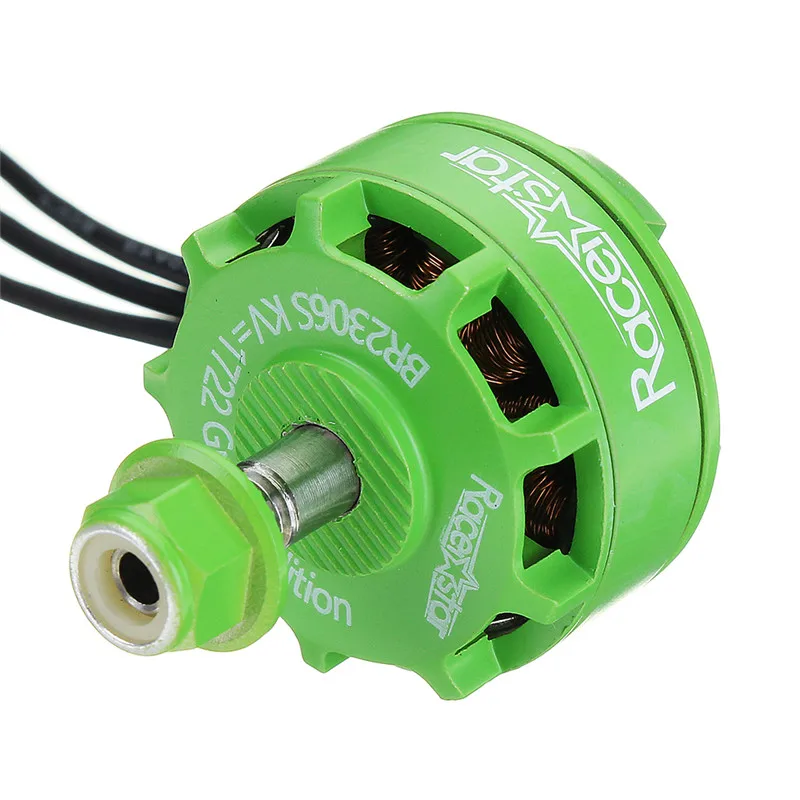 Новый горячий Racerstar 2306 BR2306S Green Edition 1722KV бесщеточный двигатель 4 6 S для RC Дрон FPV Racing