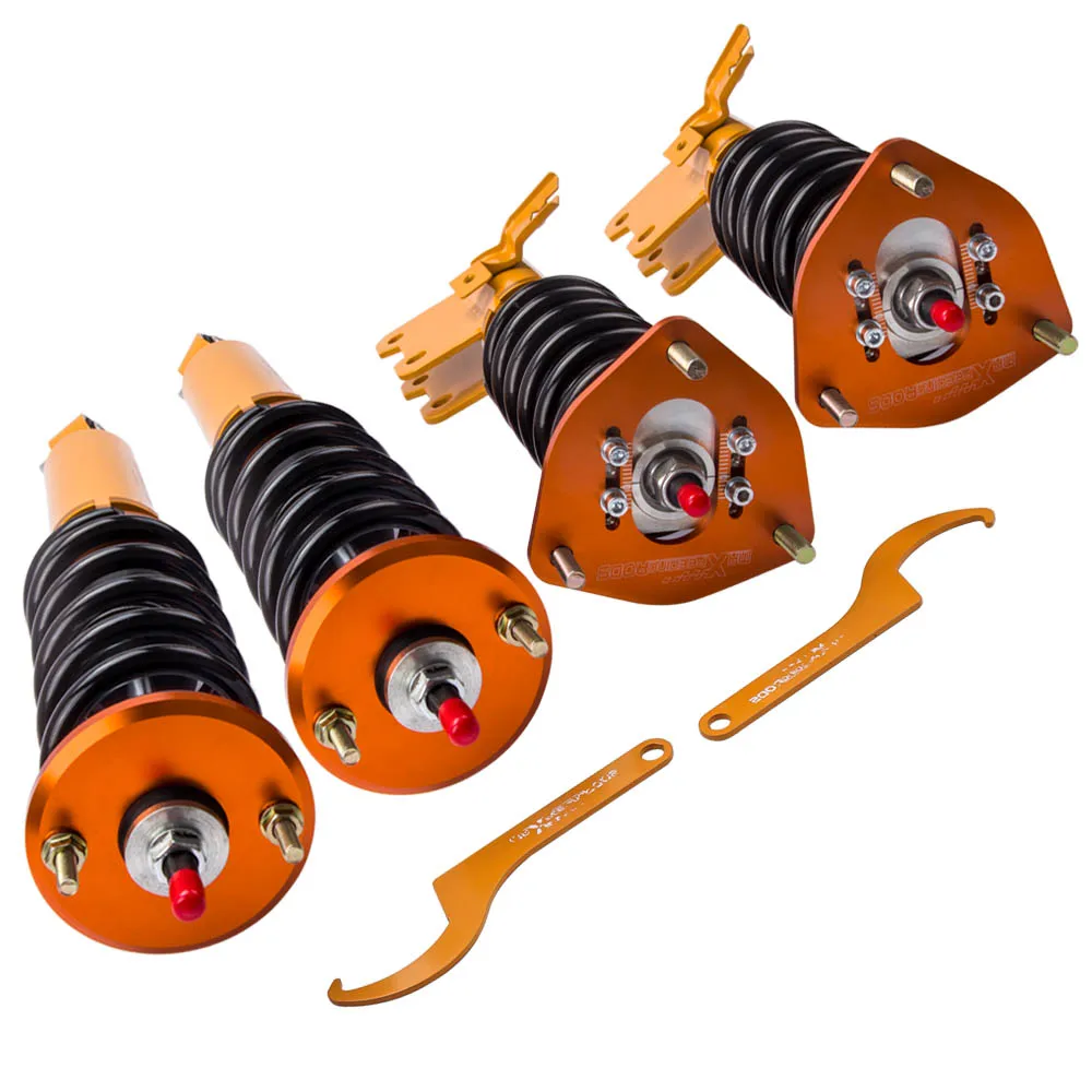 Adj. Подвеска Coilover амортизатор для Nissan Silvia S13 180SX 240SX 200SX Coilovers абтрезвый амортизатор силы спереди и сзади Развал пластина