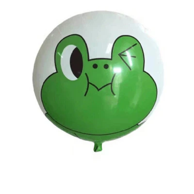 

10Pcs 18 inch cartoon aluminum film round balloon frog duck birthday decoration balloon