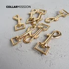 Металлическая застежка для собак, 20 шт.лот, Kirsite Пряжка для 20 мм тесьмы, сделай сам, поводок для собак, детали, высокое качество, 360, поворотный крючок, PK20J02