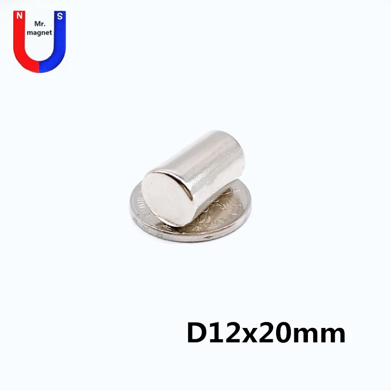 

10pcs 12*20 neodymium magnet 12x20 mm N35 Disc Round Super Strong magnets 12x20 Powerful Rare Earth NdFeB Magnets