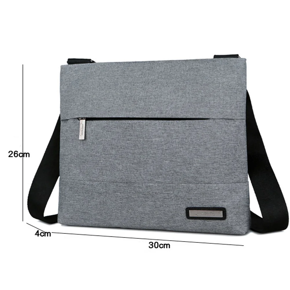 Men'S Bag Briefcase Oxford Solid Color Tote Laptop Shoulder Messenger Bags Work Business Black Gray 2018 New |