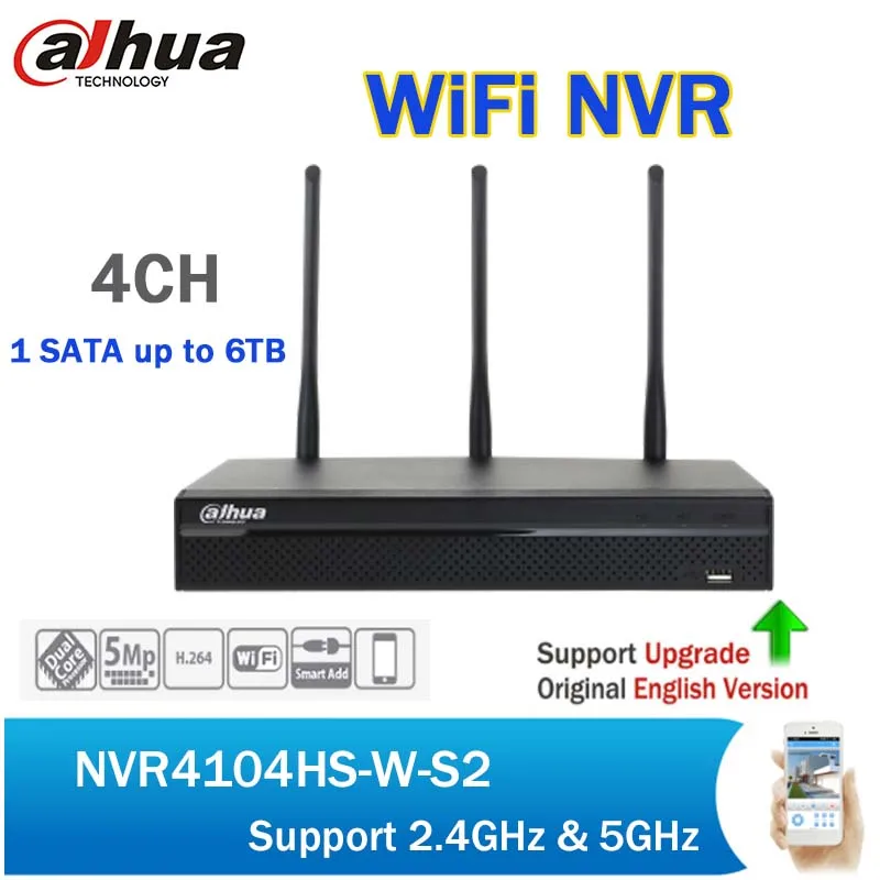 Беспроводной NVR Наборы NVR4104HS W S2 4CH Wi Fi с 3MP Full HD мини ИК Пуля IP Камера для P2P