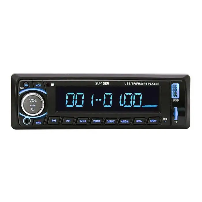 ЖК-цифровой дисплей Автомобильный Радио Bluetooth MP3 87 5 M-108 M USB 2 0 плеер WMA WAV