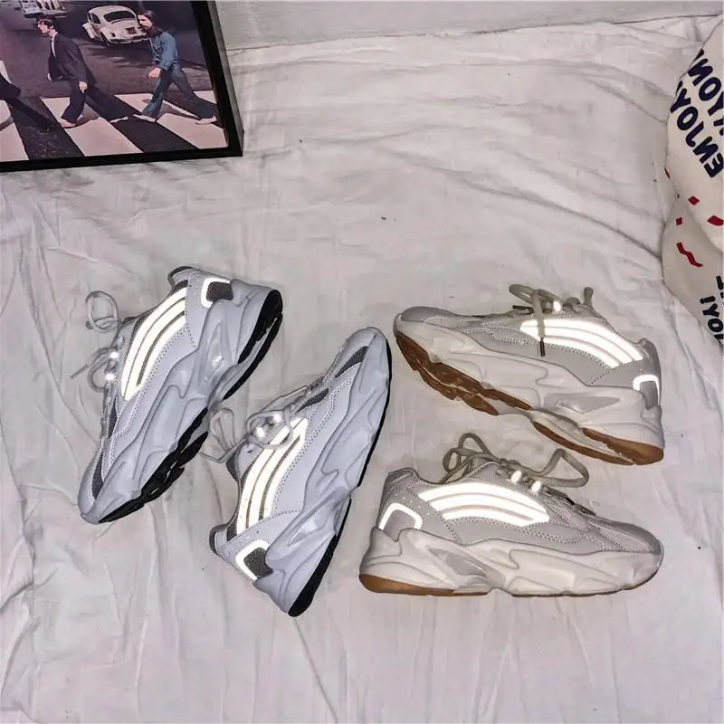 Мужские уличные кроссовки на толстой подошве мужские и женские трендовые легкие