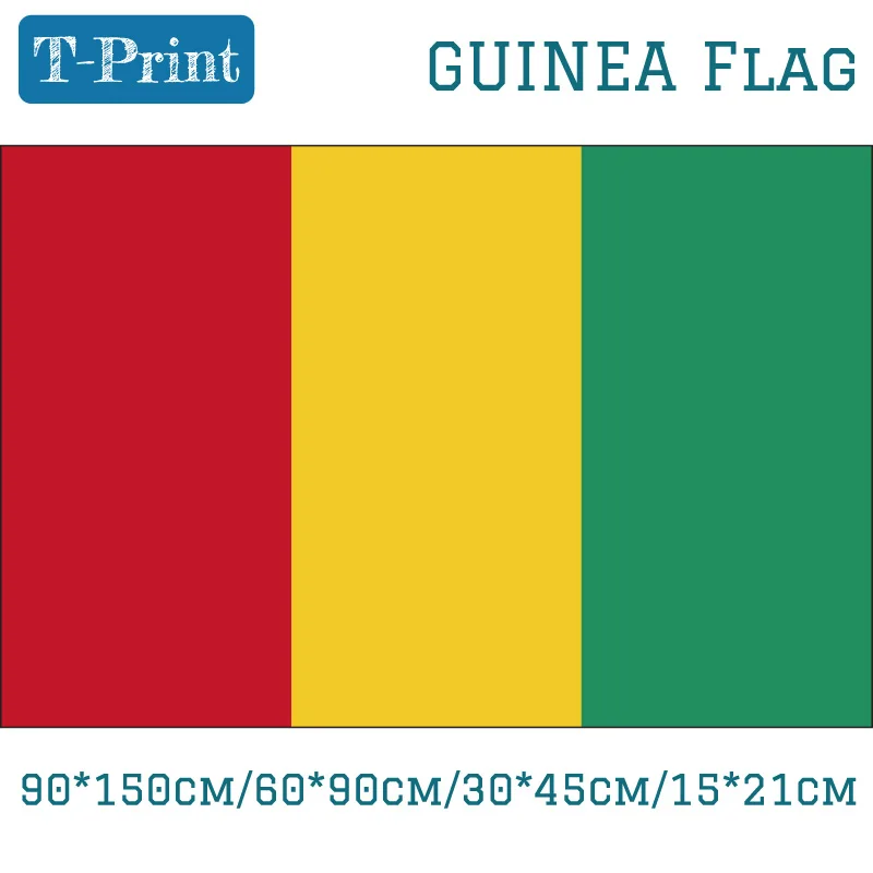 

Guinea Flag Car Flag 15*21cm Hand Flag 3x5ft Hanging Flag 90*150cm/60*90cm