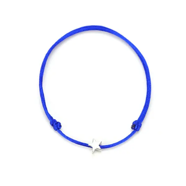 Sapphire G. YCX 5 шт./компл. Серебряный Взгляд Красный строка дружбы браслеты нержавеющая сталь регулируемый красная веревка на удачу пара Bracelts для женщин комплект браслетов нержавеющей стали - Окраска металла: Sapphire