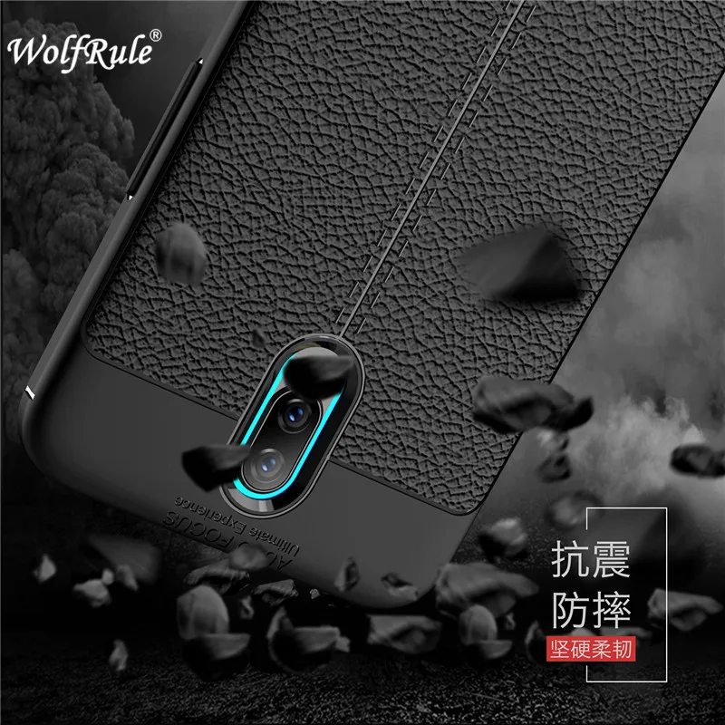 WolfRule OPPO R17 Case Shockproof For Luxury Leather Soft TPU Cover Phone Fundas 6.4&quot | Мобильные телефоны и