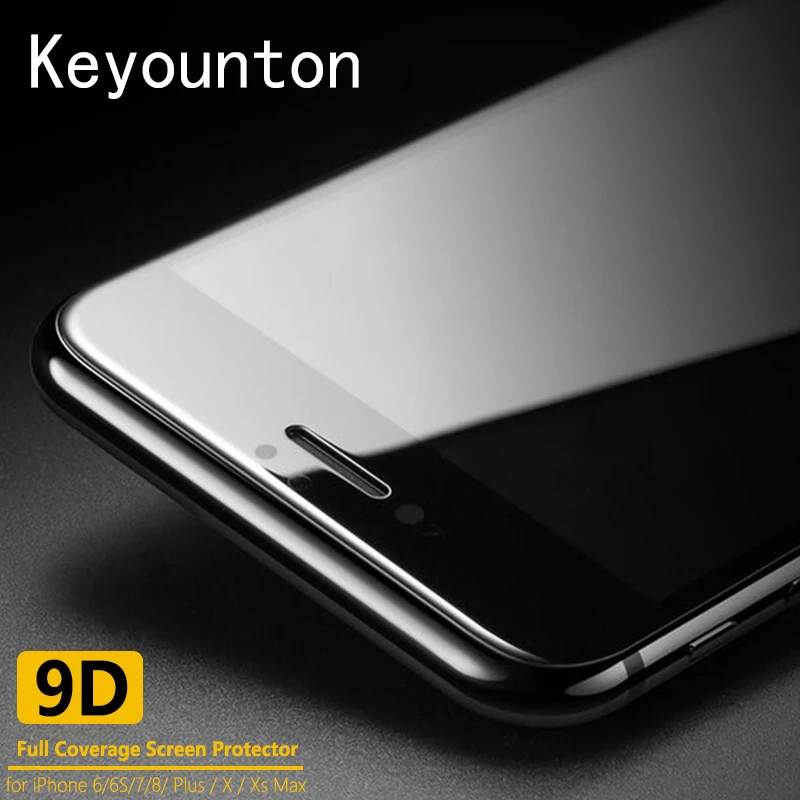 Защита экрана для iPhone XS Max X XR полное покрытие закаленное стекло 6 6S 7 8 Plus жесткая