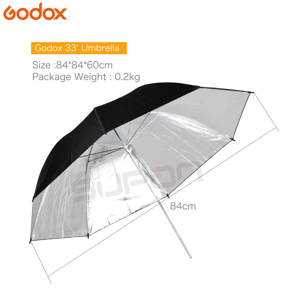 GODOX 3*120Ws 220V профессиональная студийная стробоскопическая вспышка 360W комплект +