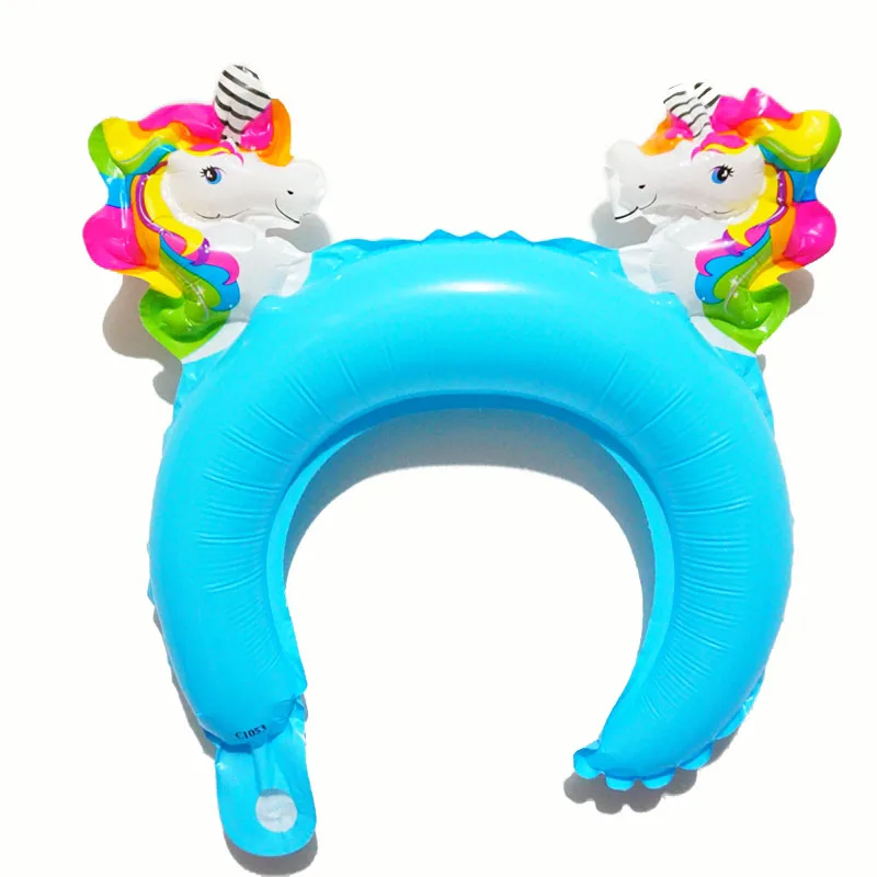 20pc head unicorn 20 шт./лот) вечерние шары для детей на день рождения обруч-украшение для волос стиль Микки животные фольгированный шар Тигр лягушка панда Слон шар - Цвет: 20pc head unicorn
