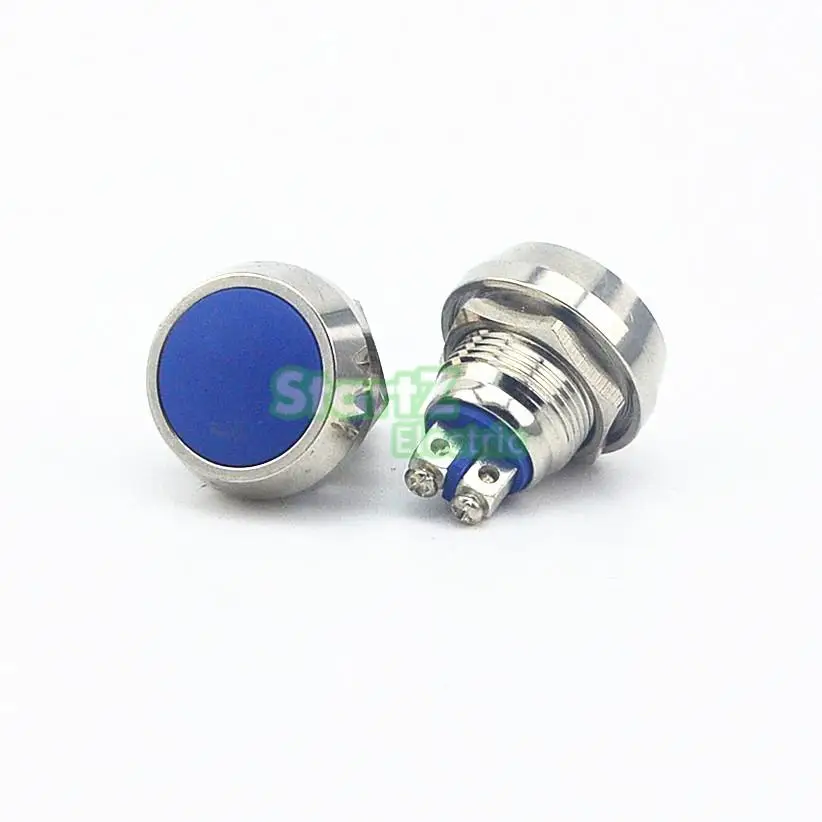 

12mm Blue Dome Head Momentary Push Button Switch 2A/36VDC