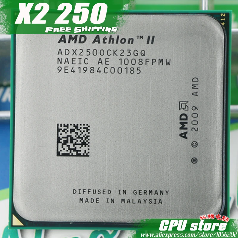 Процессор AMD Athlon II X2 250 CPU(3,0 ГГц/2 м/2000 ГГц) Socket am3 am2+ 938 pin, есть, Продаем X2 255 CPU