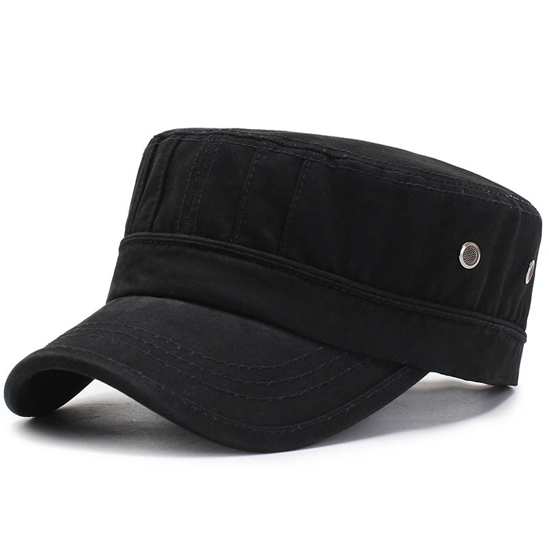 Мужская кепка с козырьком от солнца [NORTHWOOD] черная армейская Кепка