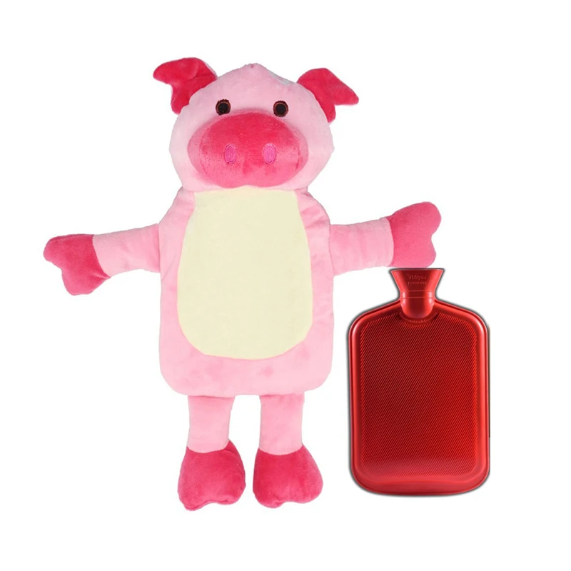 Милый плюшевый мишка бутылка для горячей воды со съемным мягким плюшевым чехлом