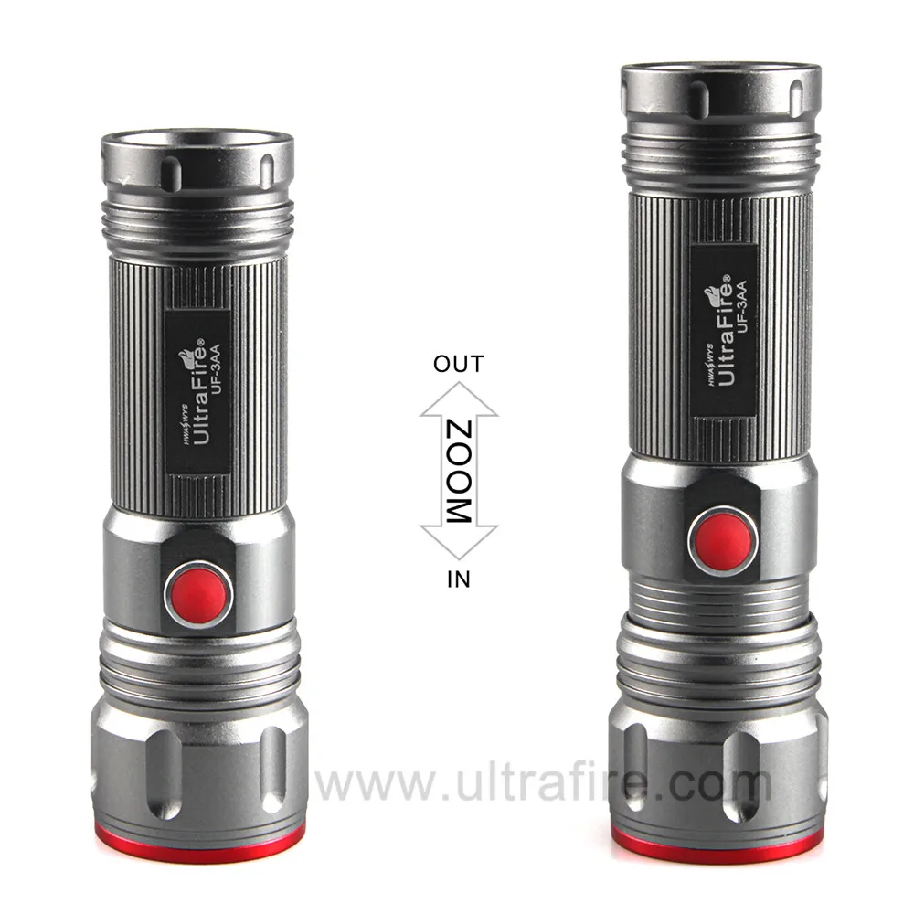 Светодиодный фонарь Ultrafire 3 mode поворотный масштабируемый светодиодный фонарик