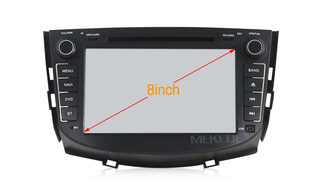 Самая низкая цена! 8 дюймов 2din android8.1 Автомобильный dvd плеер для LIFAN X60 с gps навигации quad core wifi BT мультимедиа русское меню