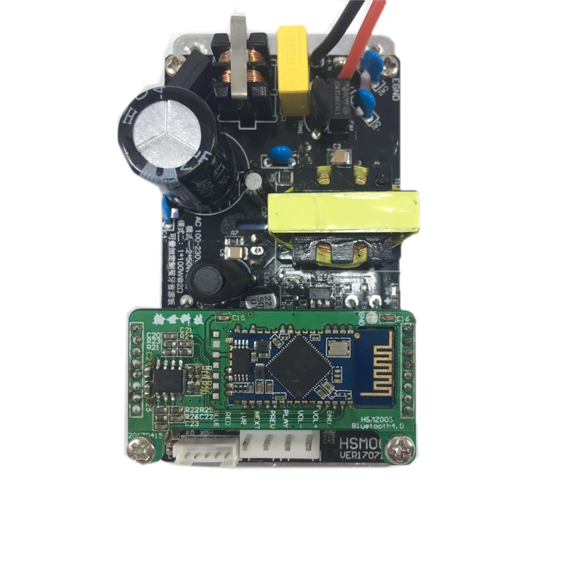 TPA3116 2,0 канальный Bluetooth цифровой усилитель мощности доска активный динамик усилитель доска 2*60 Вт AC 85-245 В