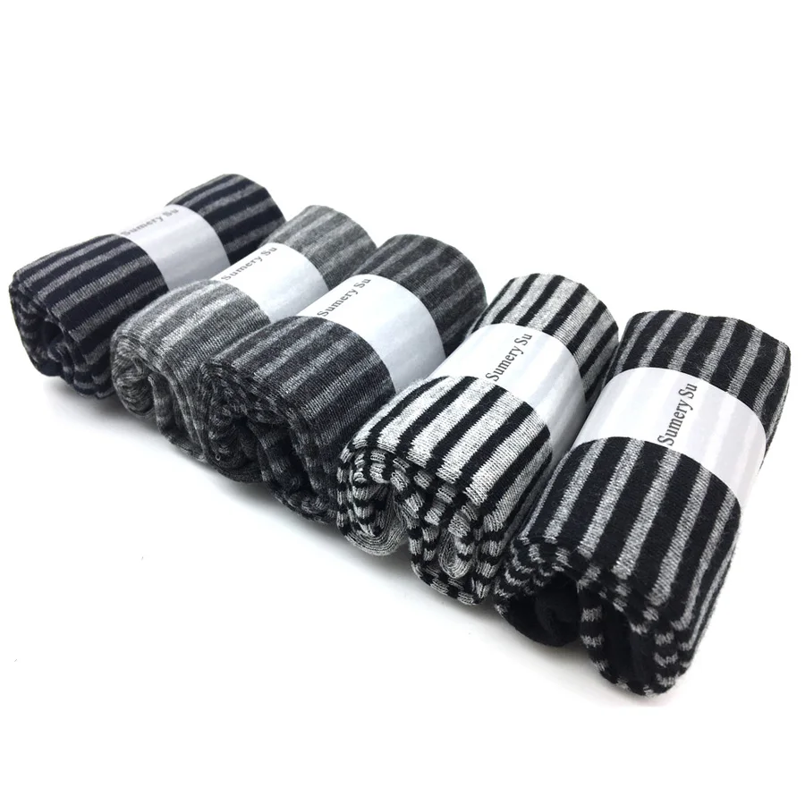 5 пар/партия мужские хлопковые носки в полоску|cotton socks men|business mensocks men |