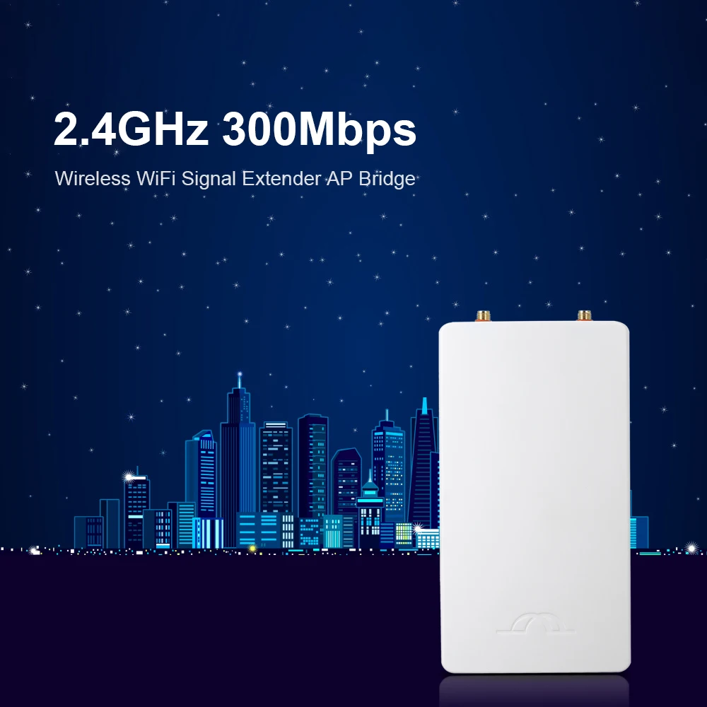 2 4 ГГц 300 Мбит/с беспроводной WiFi удлинитель сигнала точка доступа сетевая антенна