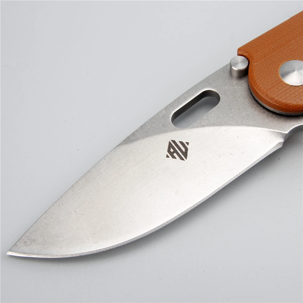 2019 Новый складной нож с лезвием из стали 60 HRC для охоты на открытом воздухе, с переворачивающимся камнем, тактический карманный нож для выживания, очень острый.