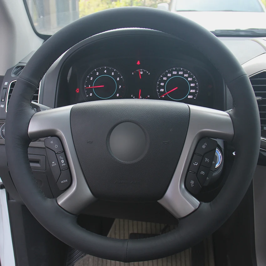Черный чехол из натуральной кожи для Chevrolet Captiva 2007-2014 Silverado GMC Sierra 2007-2013 Daewoo Winstorm |