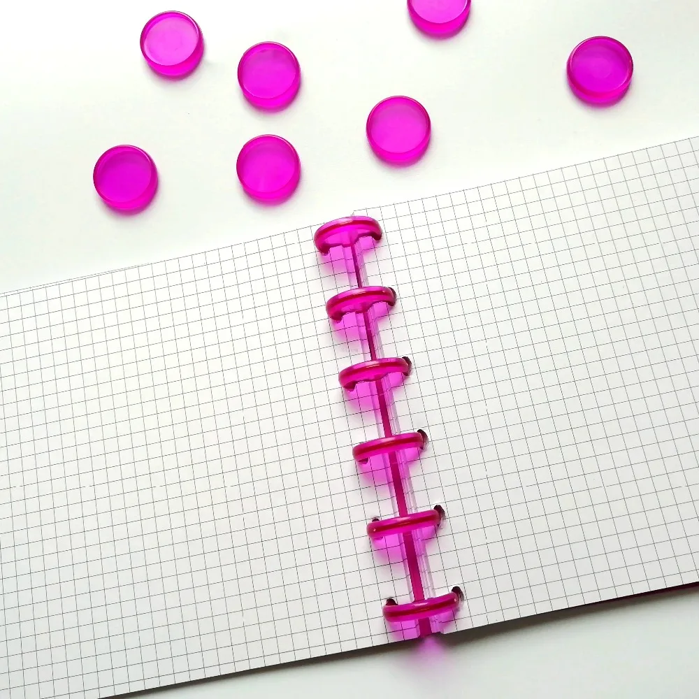 Новинка цветное пластиковое кольцо брелок с отверстием в форме гриба внутренний