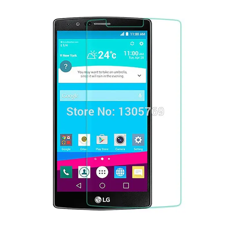 500 шт./лот взрывозащищенное Закаленное стекло для защиты экрана LG L65/L70/L90/G Pro 2/G Flex