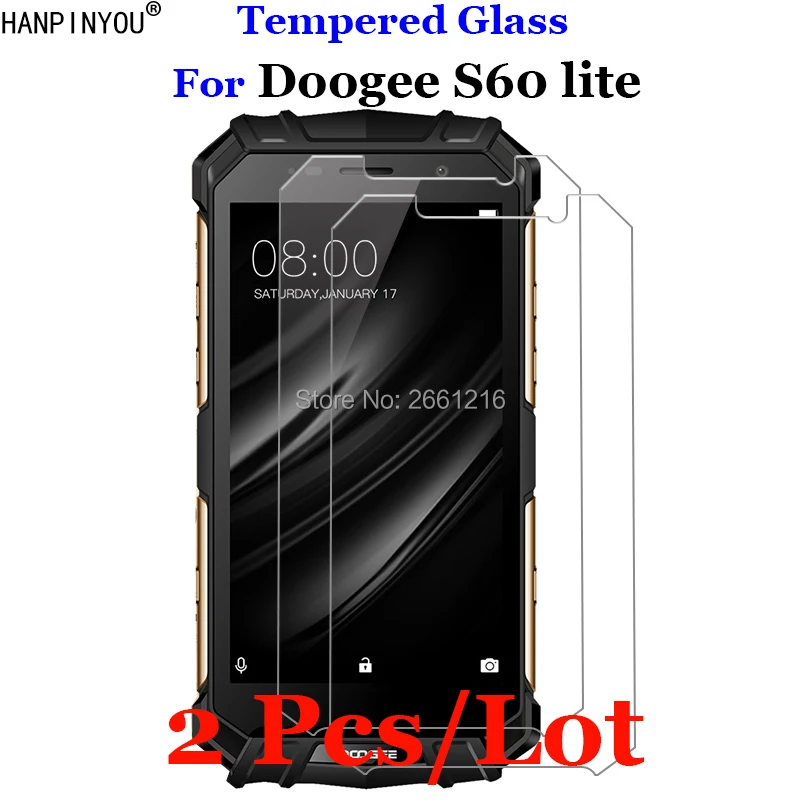 2 шт./лот Для Doogee S60 закаленное стекло 9H 2.5D Премиум Защитная пленка для экрана Lite 5