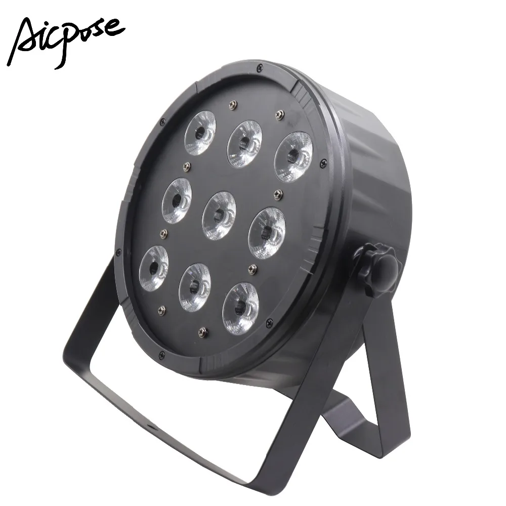 LED Par 9x12 Вт RGBW 4в1 сценический свет DMX512 Диско DJ Светодиодная Стробоскопическая пара