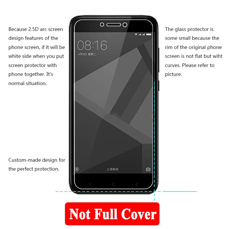 Для xiaomi redmi 4a закаленное стекло ksiomi 3s 3x 3pro 5a note 2 3 pro cam Защитная пленка для экрана