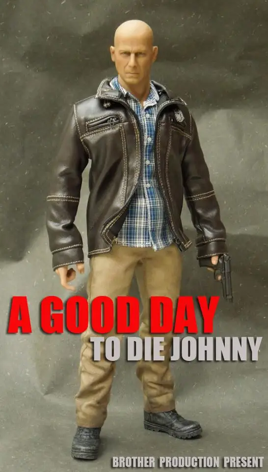 1/6 весы Рисунок кукла A GOOD DAY TO DIE Джонни Брюс Уиллис 12 &quotэкшен-фигурки Кукла