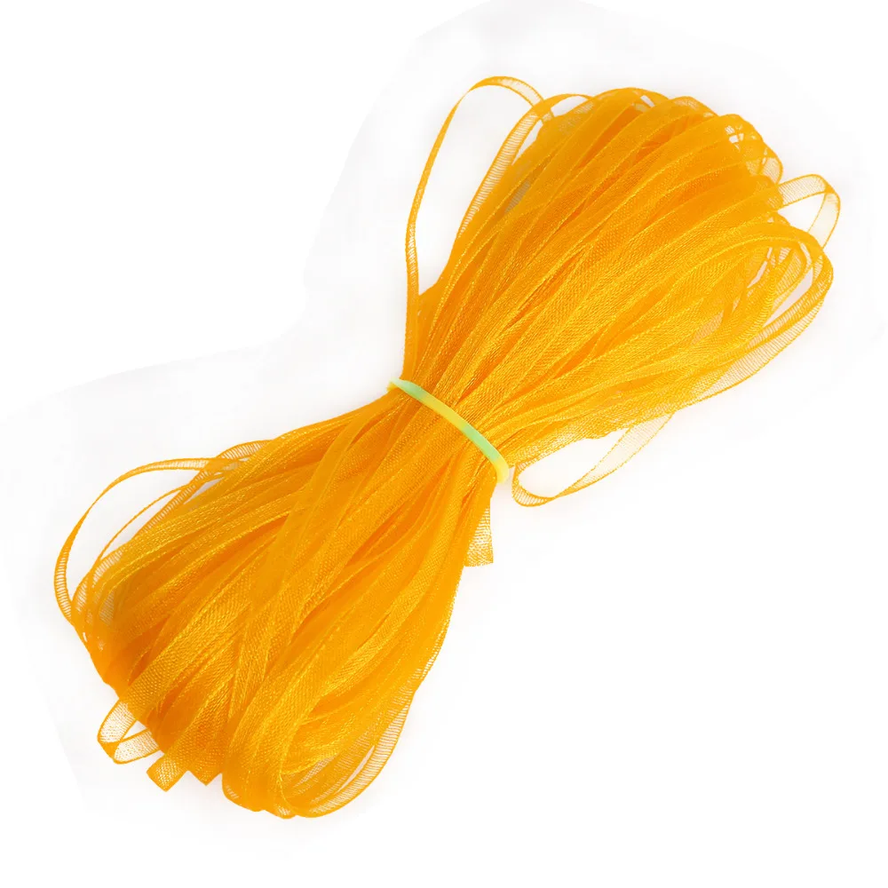 Ленты из органзы разных цветов ширина 3 мм 20 ярдов швейная ткань подарочная