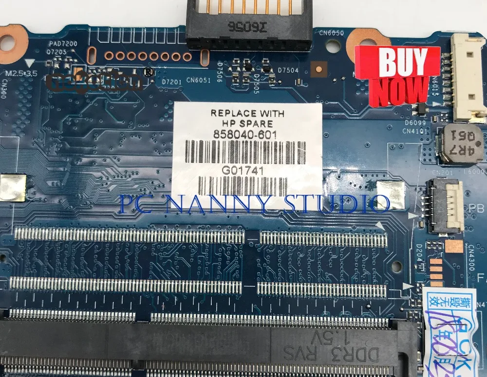 PCNANNY 858040 601 для струйного принтера HP Pavilion 14 AM052NR AM Материнская плата ноутбука N3060