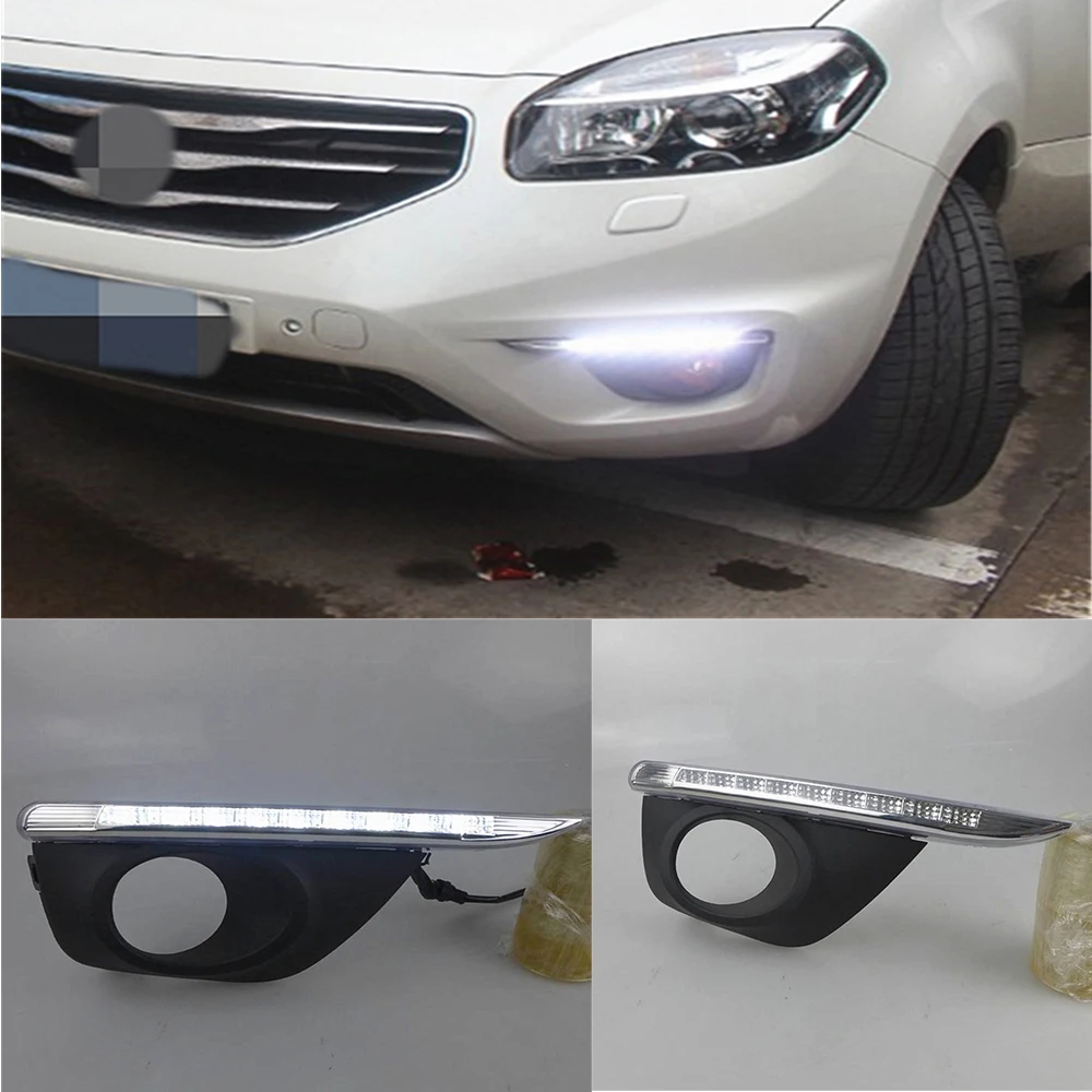 1 комплект 2011 2012 2013 2014 для Renault koleos дальнего света светодиодный DRL Дневной