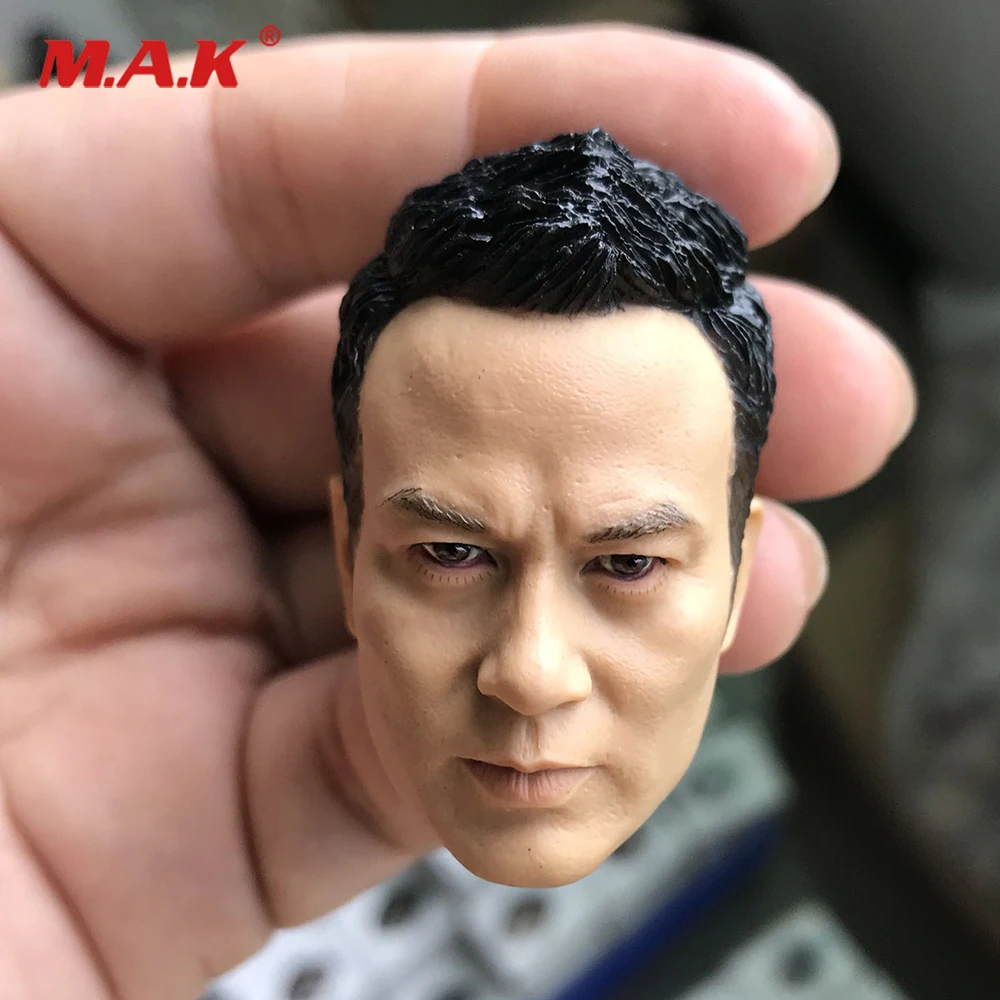 Мужская голова масштаба 1/6 лепка Саймона яма из Гонконга резная модель для экшн