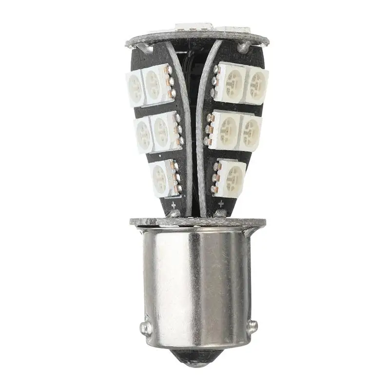 2 шт. 1156 BAY15S P21W 5050 SMD 18 LED Автомобильный указатель поворота Canbus без ошибок