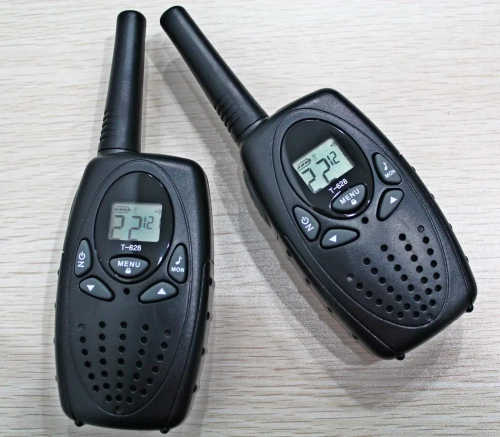 пара большие расстояния walkie talkie ветчиной радио cb 2 способ рации пмр/фрс 1w мощность w ptt/121 индивидуальный код( черный 628) бесплатная доставка