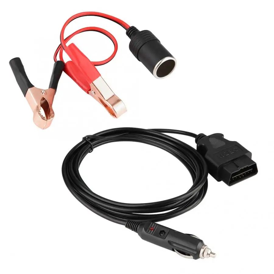 Usb кабель для прикуривателя 12 В аварийного питания с клипсами автомобильного