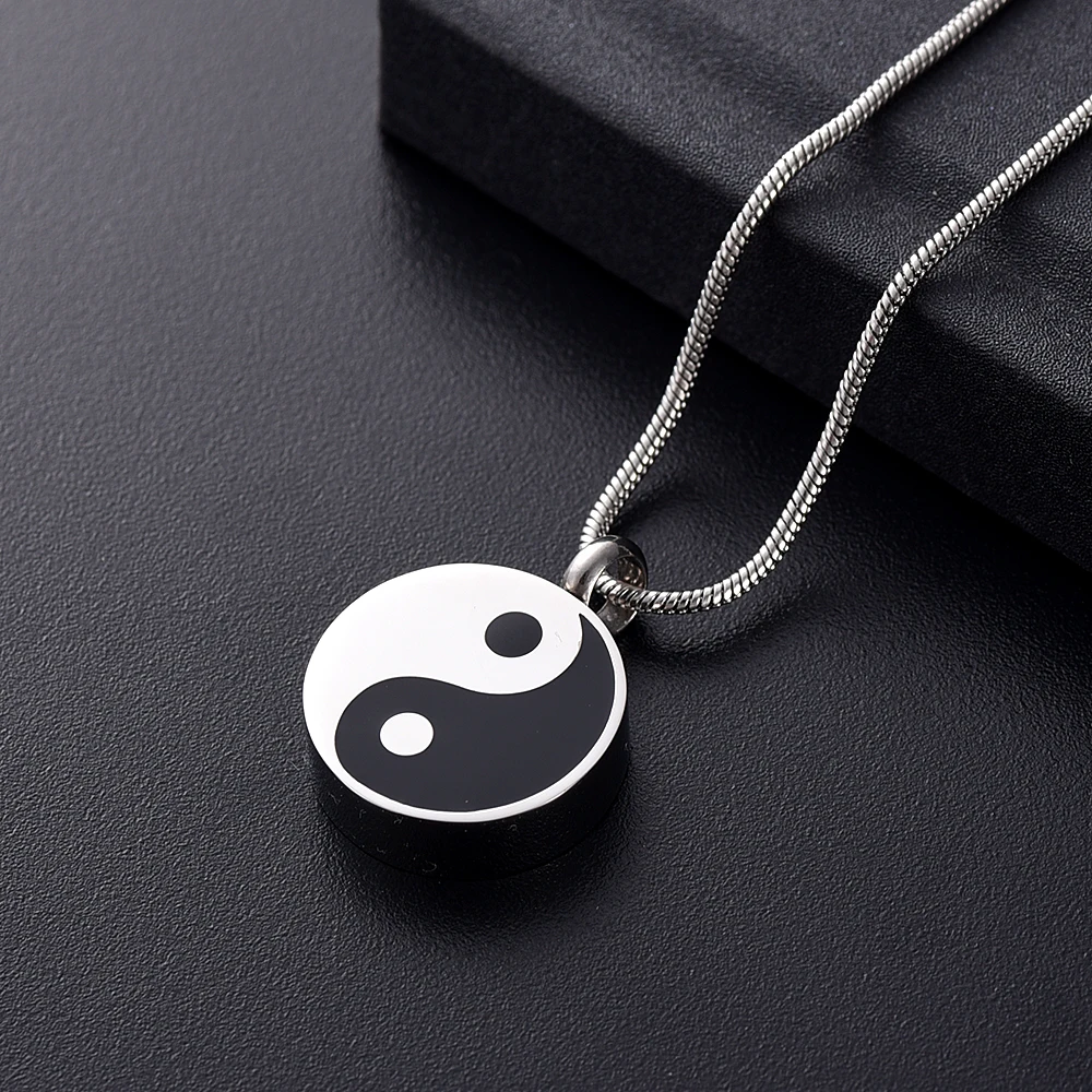 IJD10731 Yin Yang из нержавеющий стали памятный ювелирные изделия для мужчин и женщин