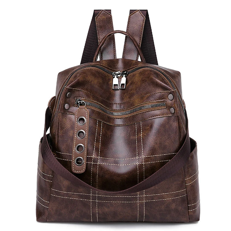Многофункциональные Женские винтажные рюкзаки 2019 новые Противокражные Школьные