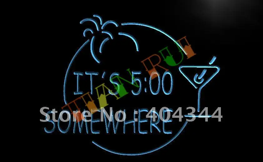 

LB090- ITS 500 SOMEWHERE MARGARITA NEON Bar Light Sign